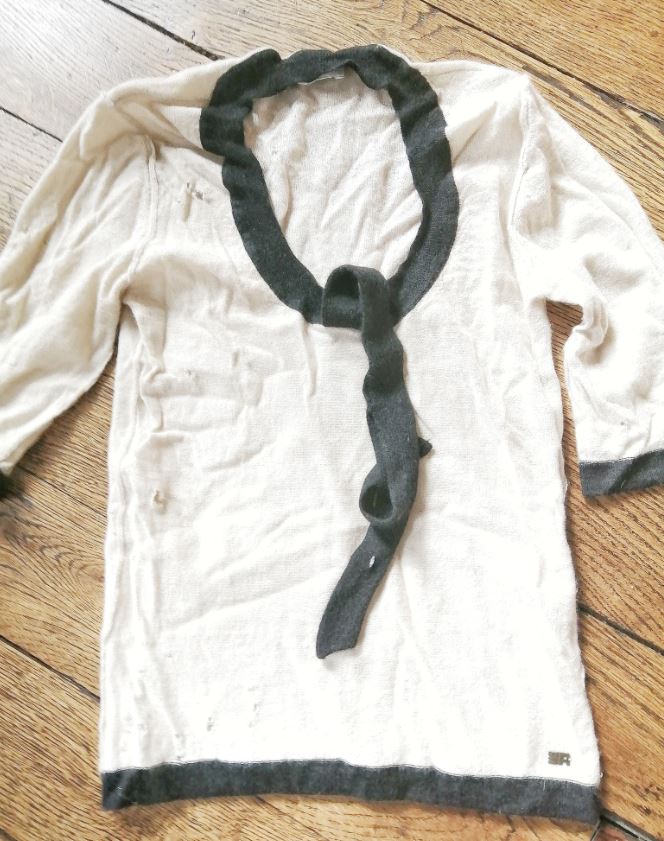 Sauver un pull detruit par l usure du temps