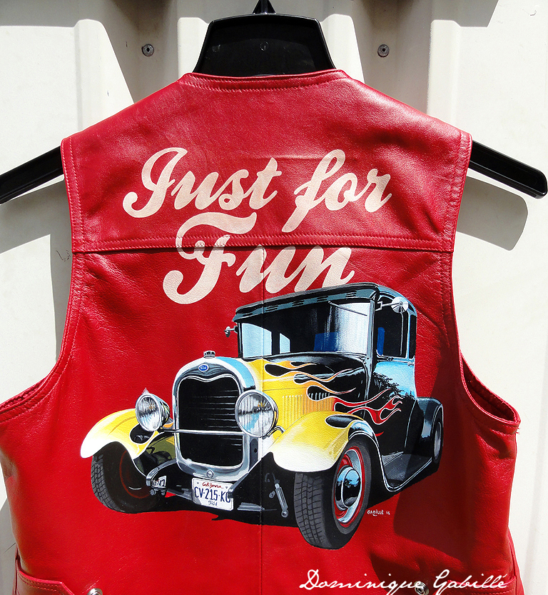 Blouson hot rod