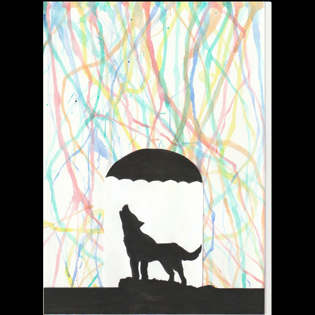 Margot monestier pluie colore