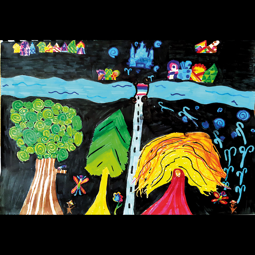 Lina ville et foret imaginaire