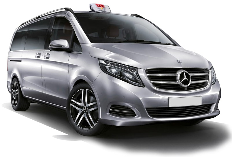véhicule taxi van mercedes