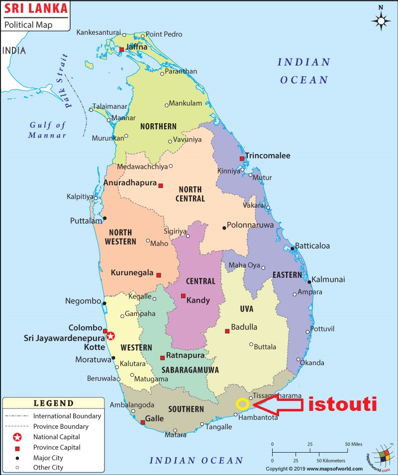 Sri-lanka-political-map