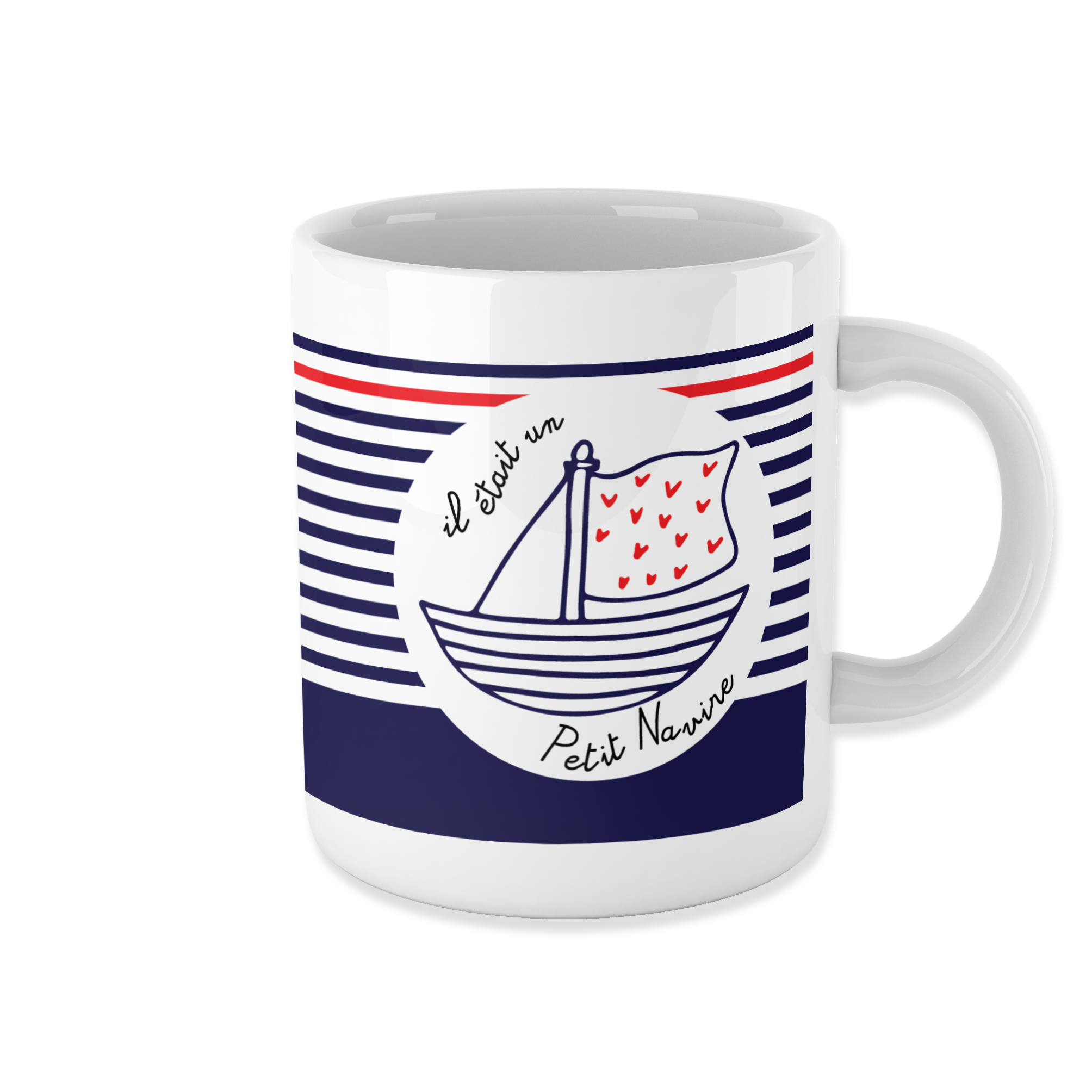 Mug blc petit navire bleu recto 