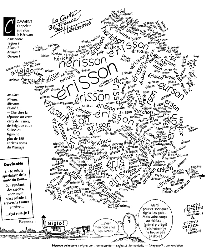 La-Hulotte-n-77-p-49-1999-La-carte-de-France-des-Herissons