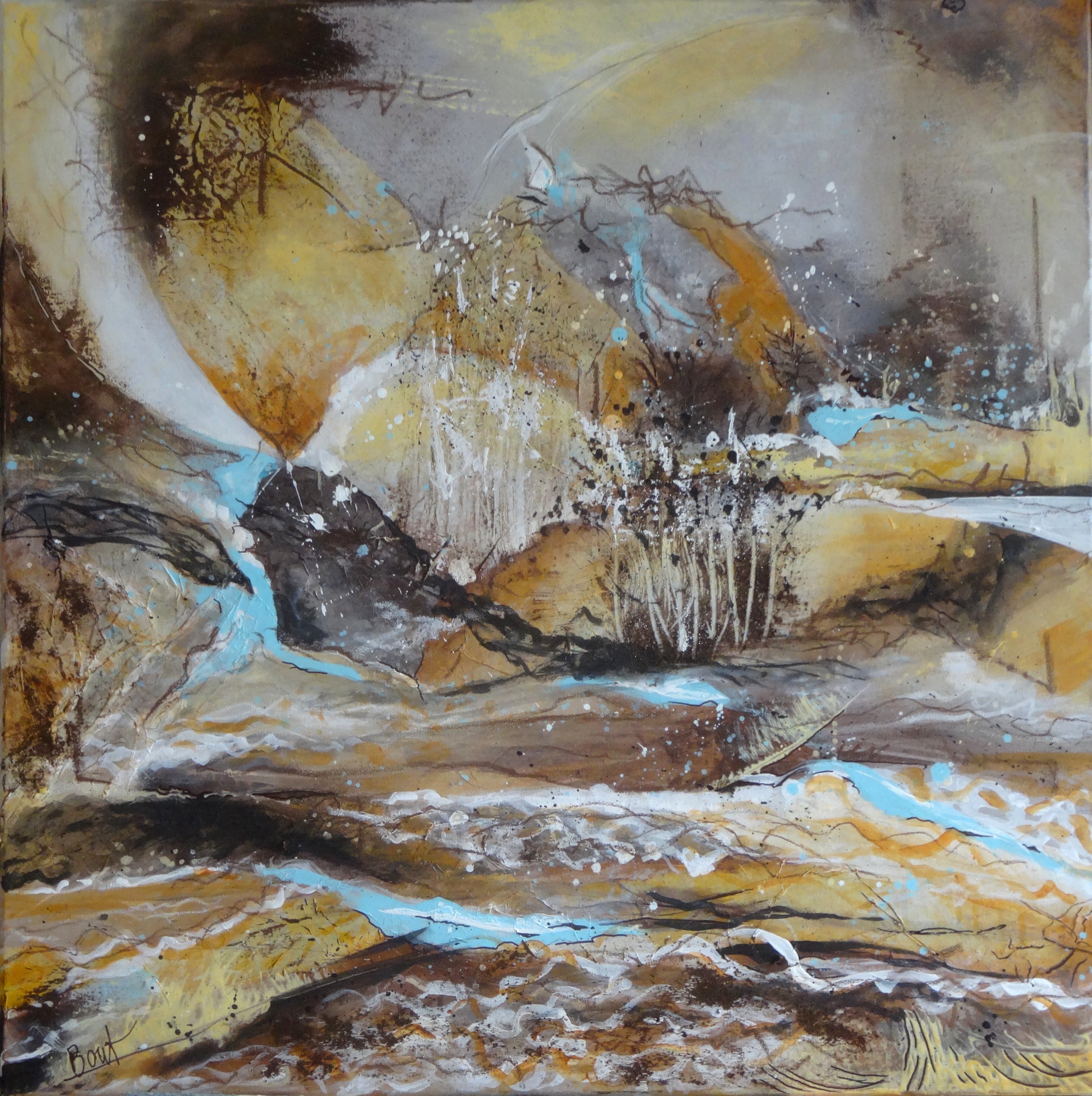 Isabelle bout 80x80 acrylique 03 07 2020