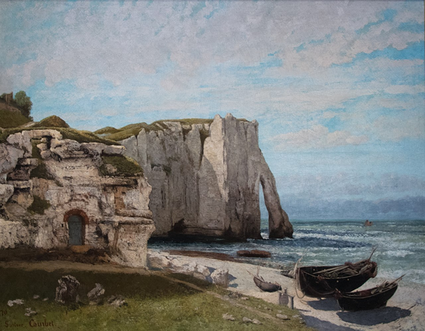 La falaise d'Étretat après l'orage - Gustave Courbet 