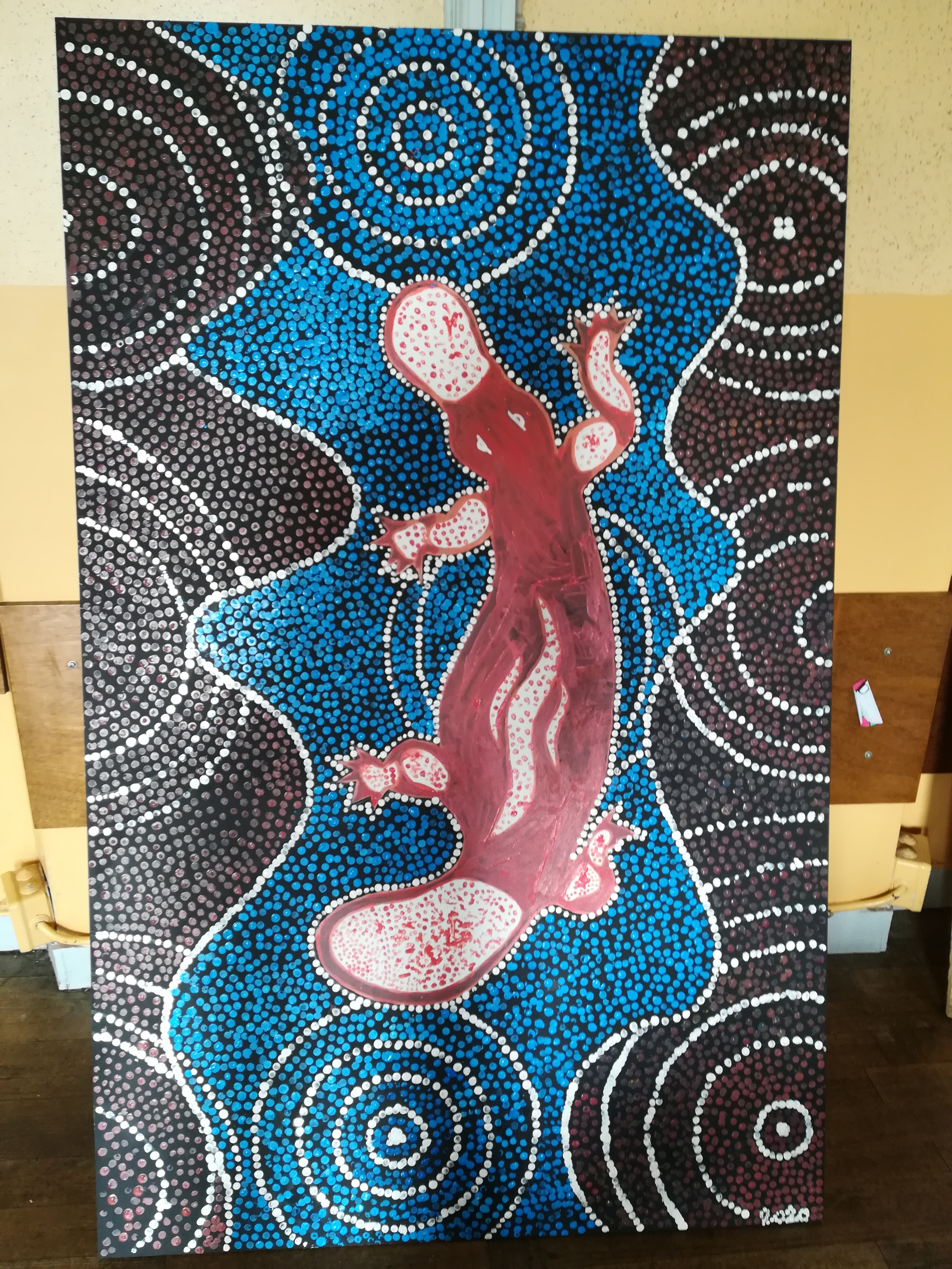 Peinture-aborigene-journee-multiculturelle-ecole-primaire-st-martin-mars-2020