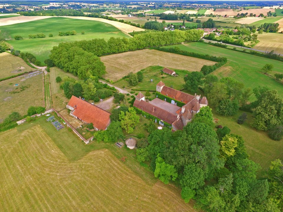 Vue aerienne du lonzat