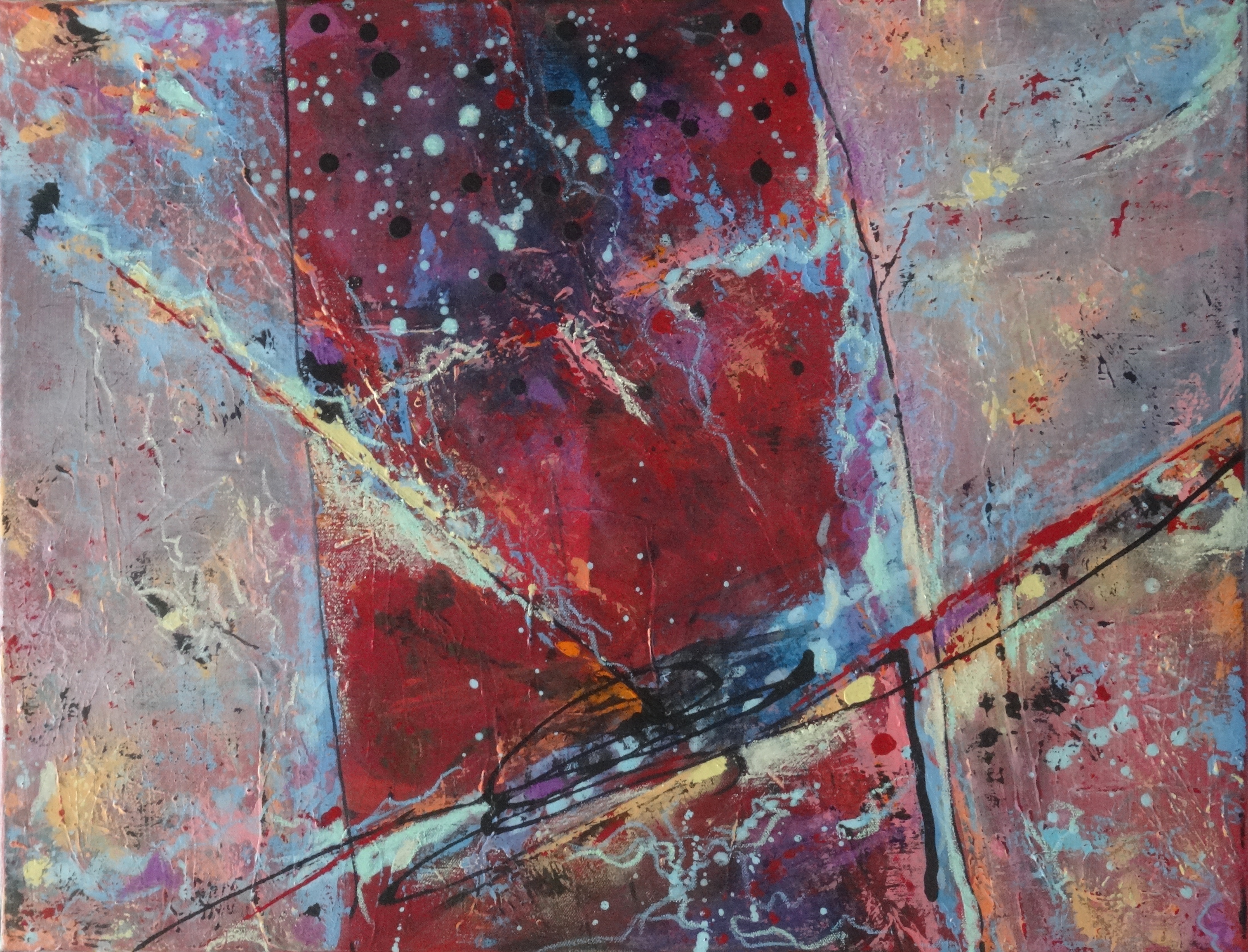 Isabelle bout 50 x 65 acrylique 2 