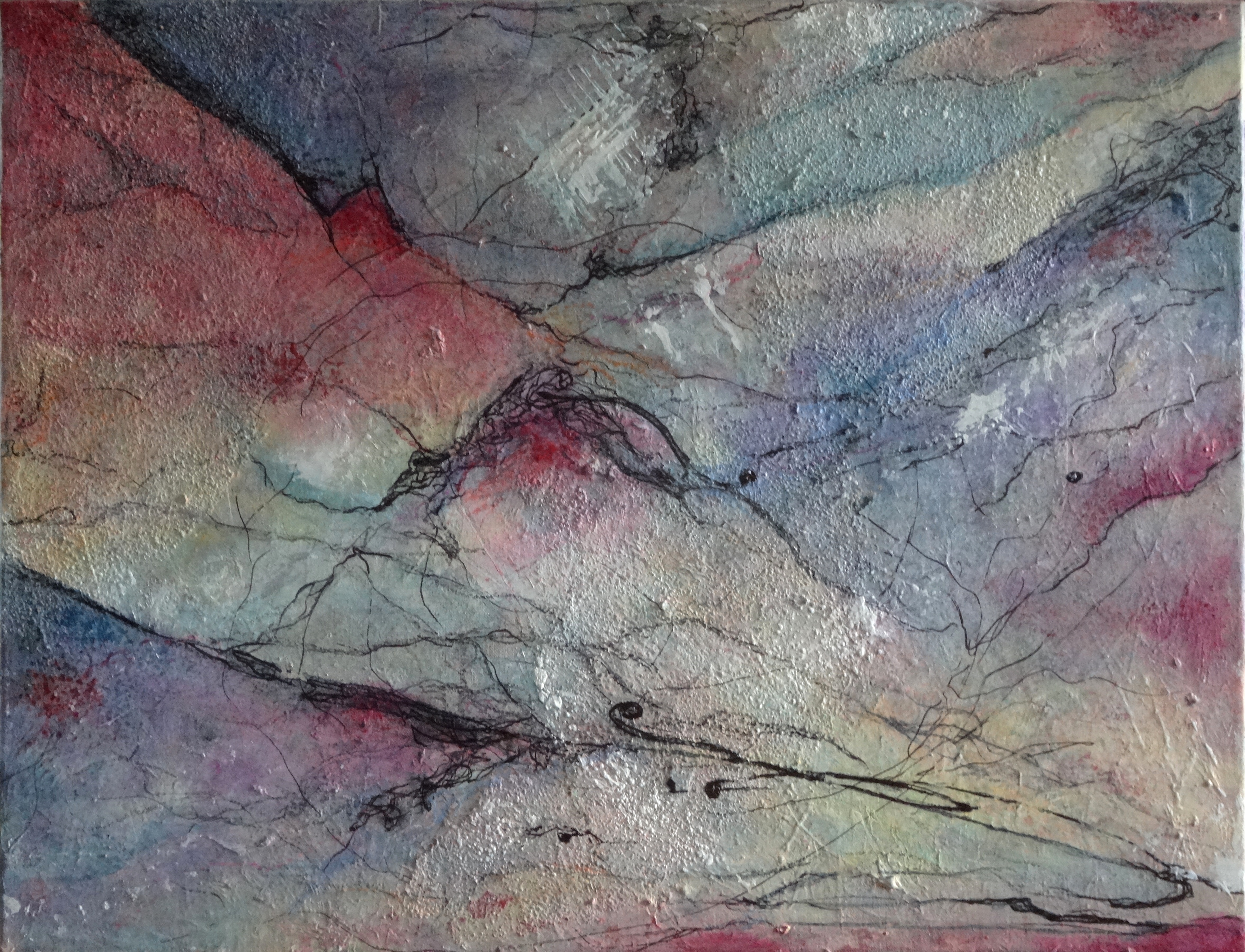 Isabelle bout 50 x 65 acrylique