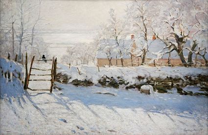 La pie - Claude Monet