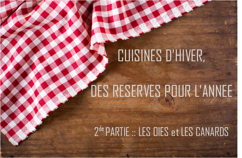 Cuisines d'hiver : les oies et les canards