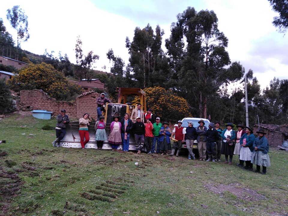 Carretera llegada a huayhuacco