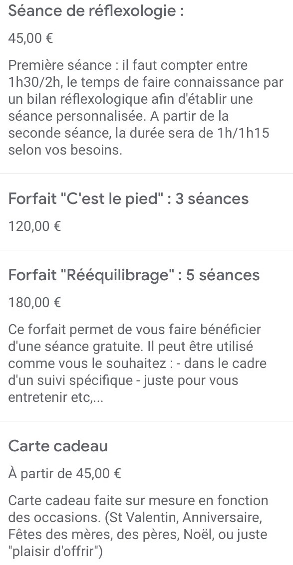 Anne chambord reflexologue les offres