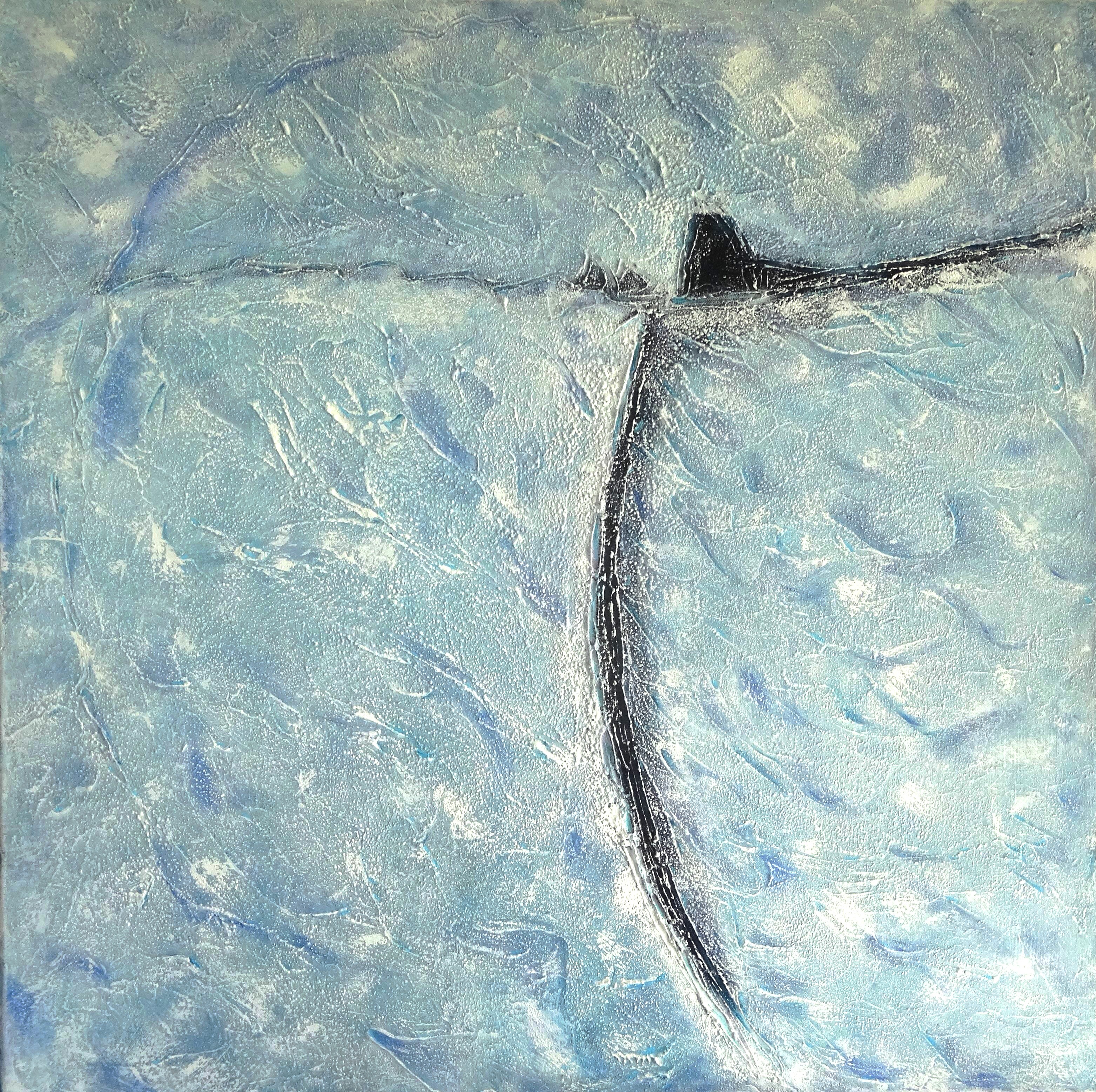 Sheep rock acrylique sur toile 80x80cm