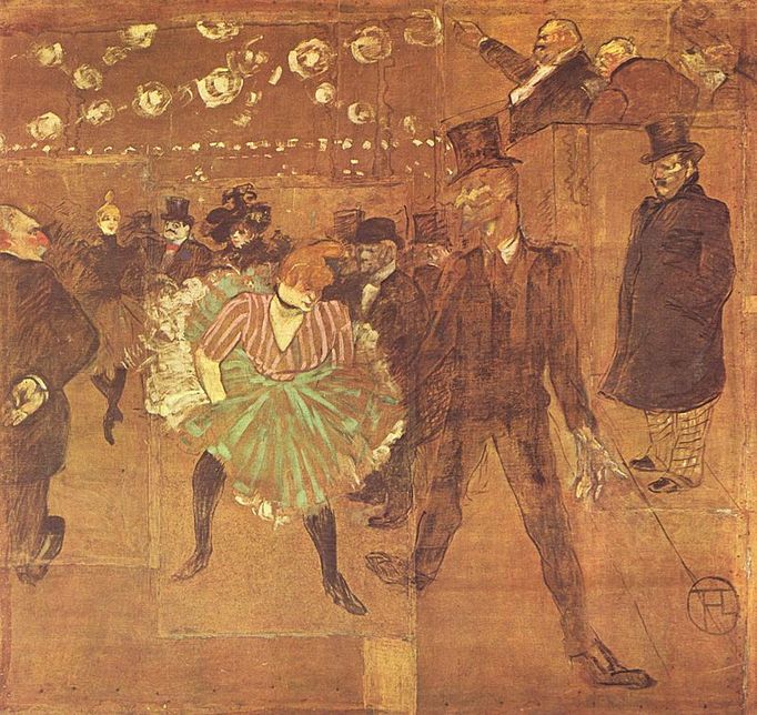 La danse au Moulin Rouge - Toulouse-Lautrec