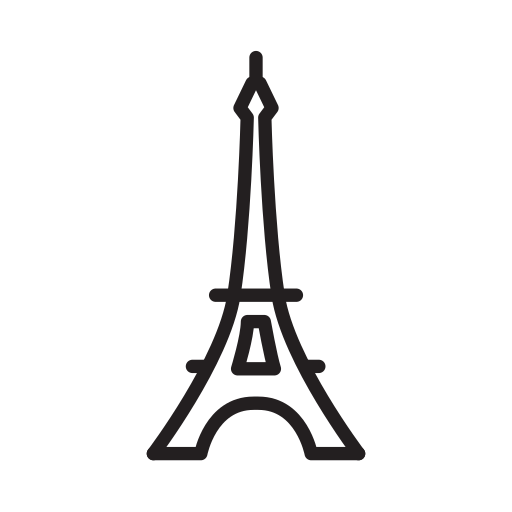 The eiffel tower icon 126427