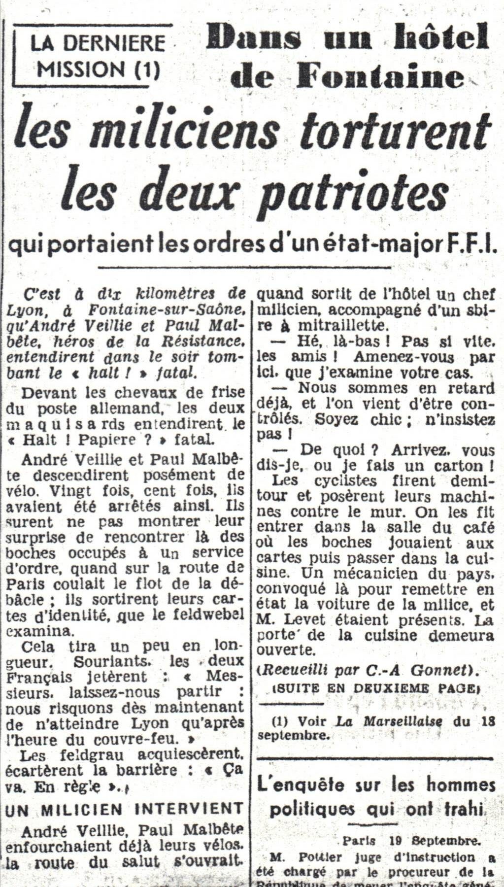 LA MARSEILLAISE 3 du mercredi 20 septembre 1944-3767253