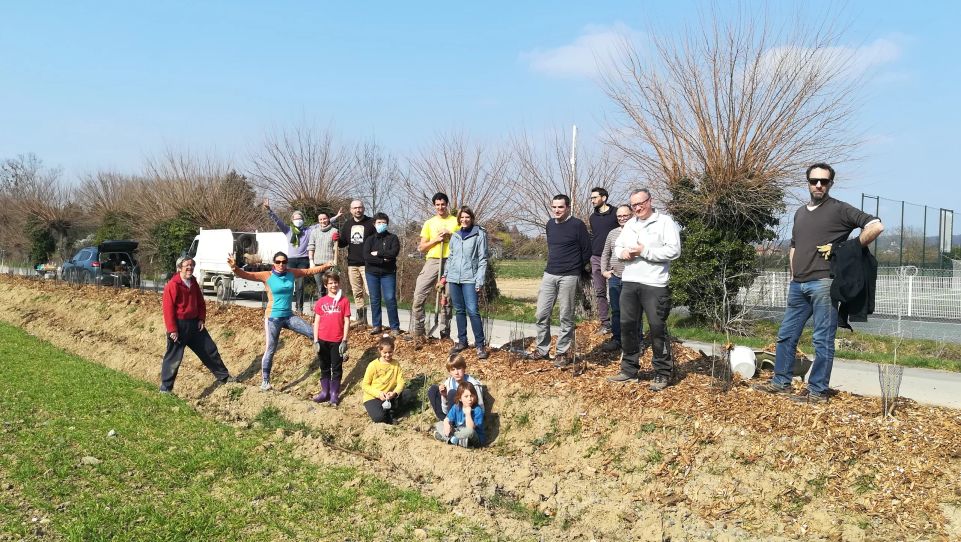 Plantation Parcieux 06 mars 2021