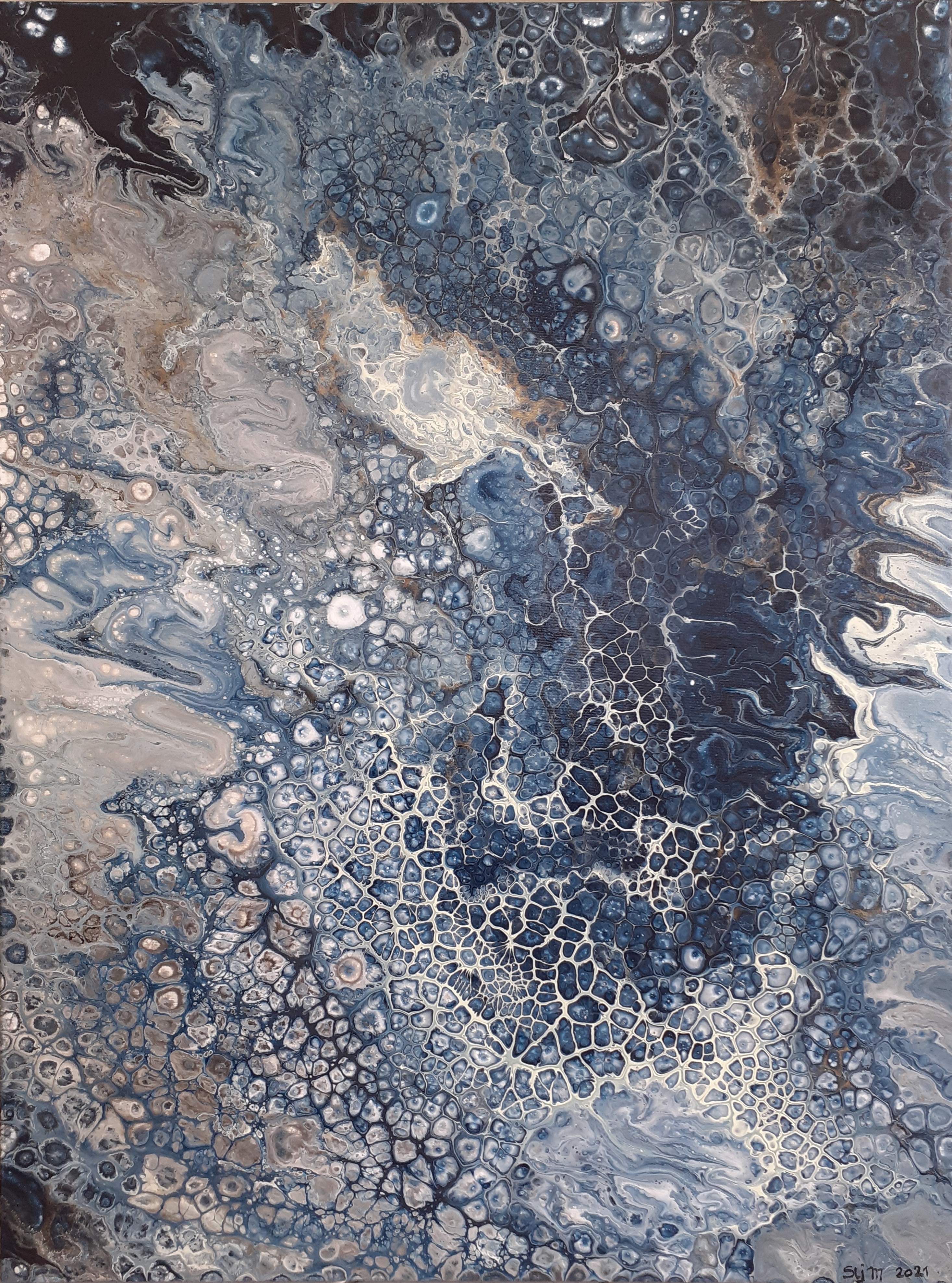 Rêve, 80 x 60, Acrylique sur toile
Chez Nathalie et Jean-Yves