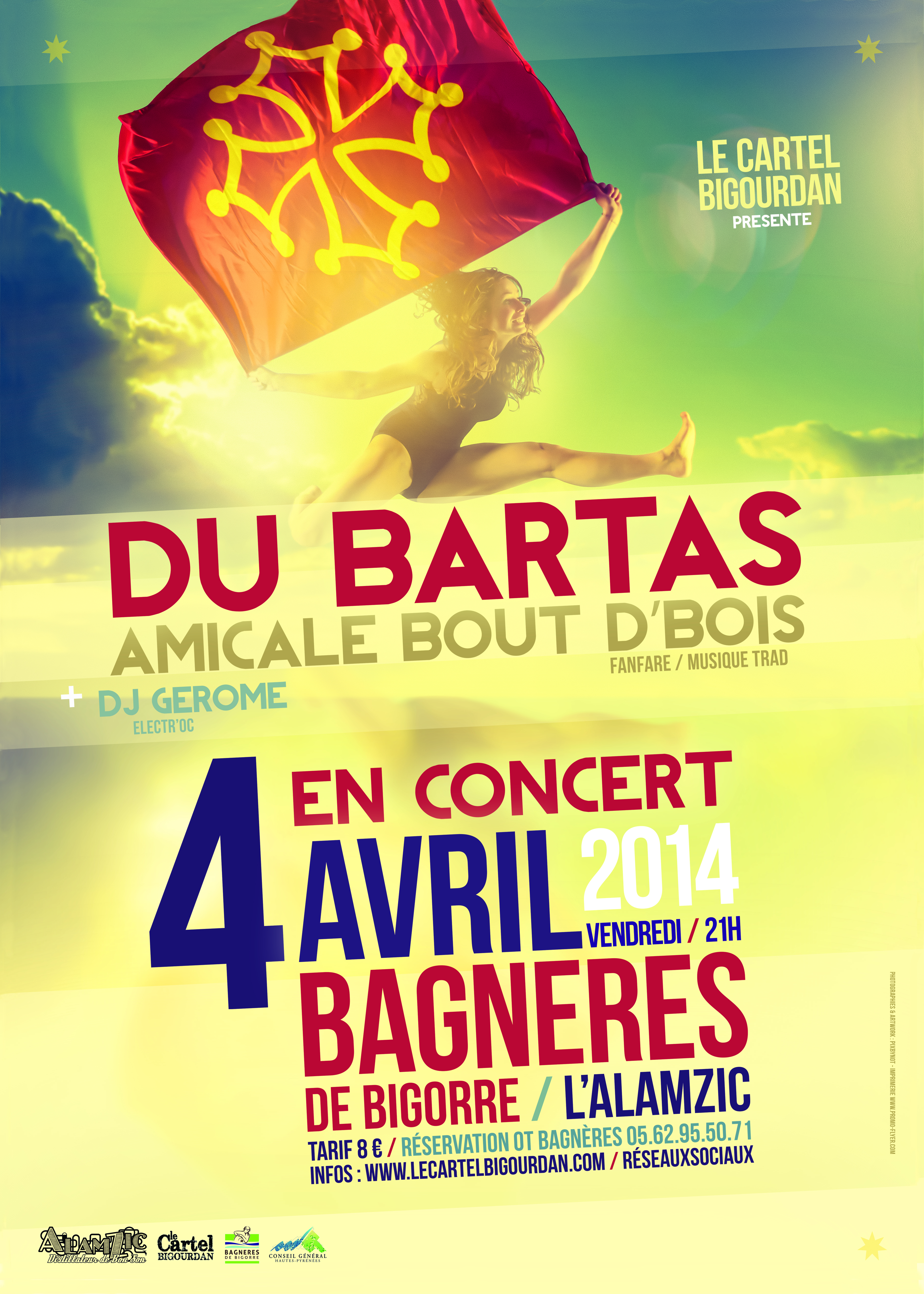 Affiche cartel avril 2014 a3 promo flyer