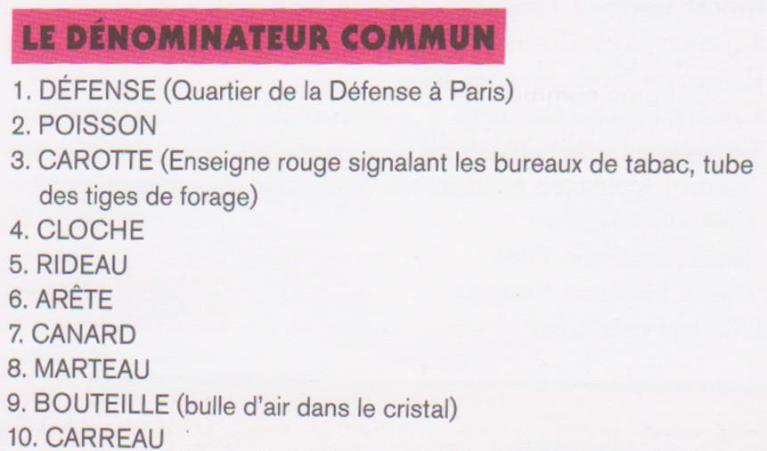 Denominateur-soluce