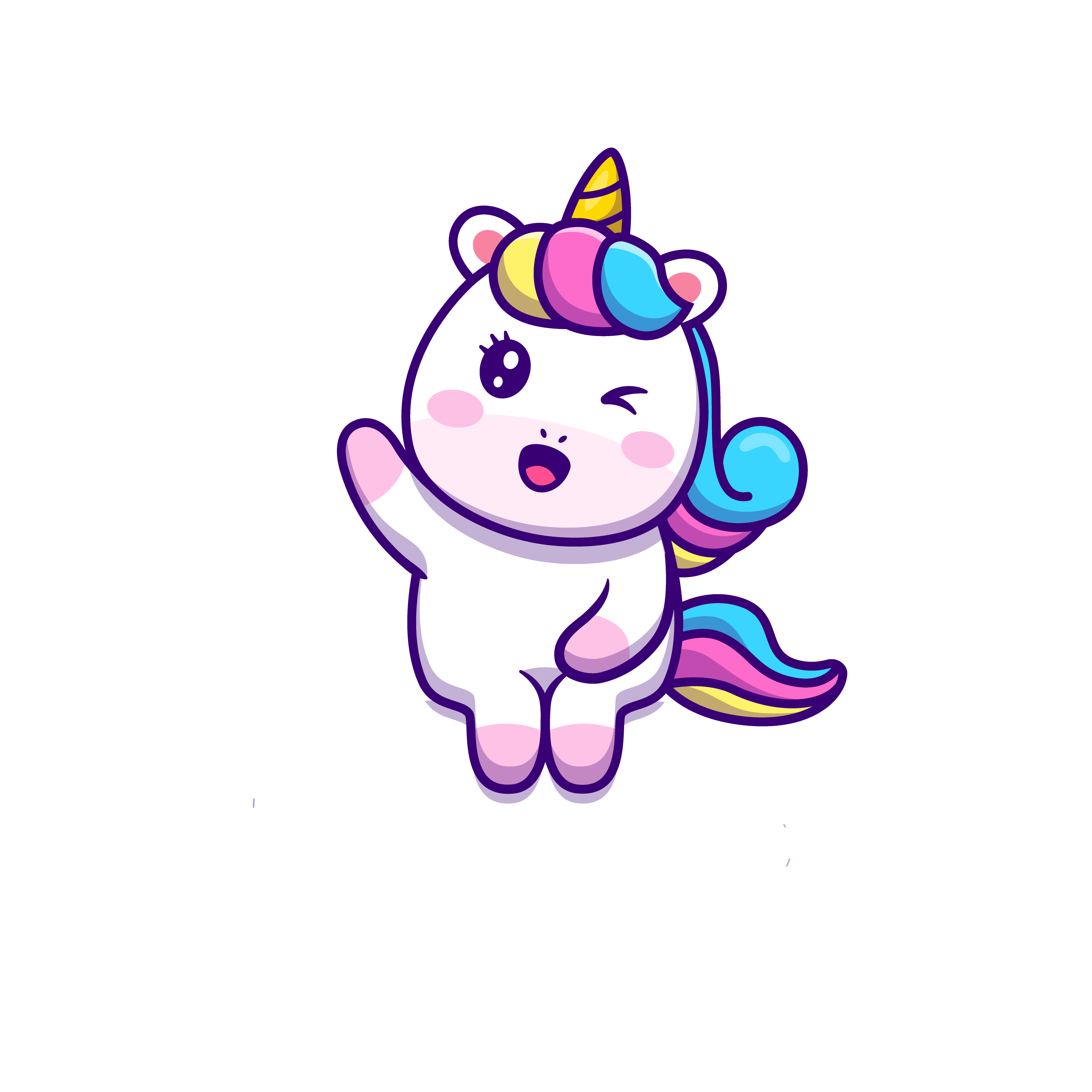 Licorne-salut