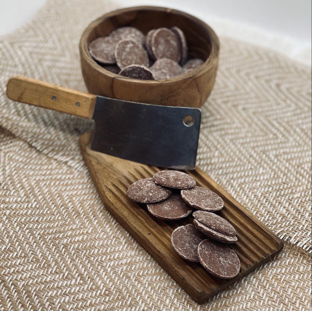 Palets de chocolat au lait