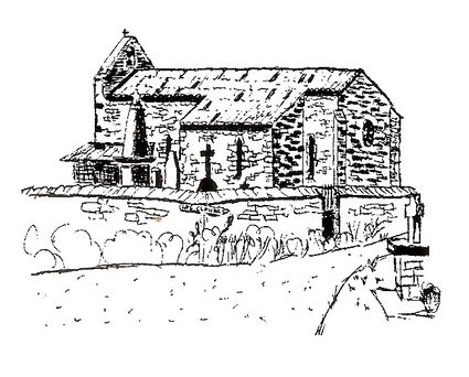 Eglise de Roussayrolles, gravure
