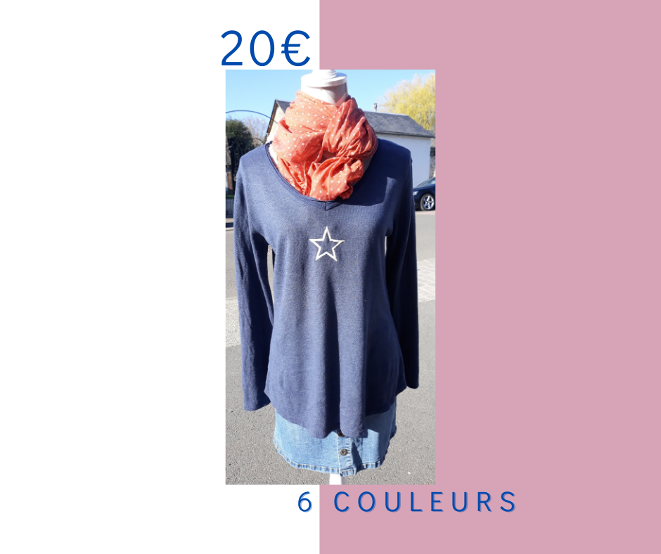 Pull etoile