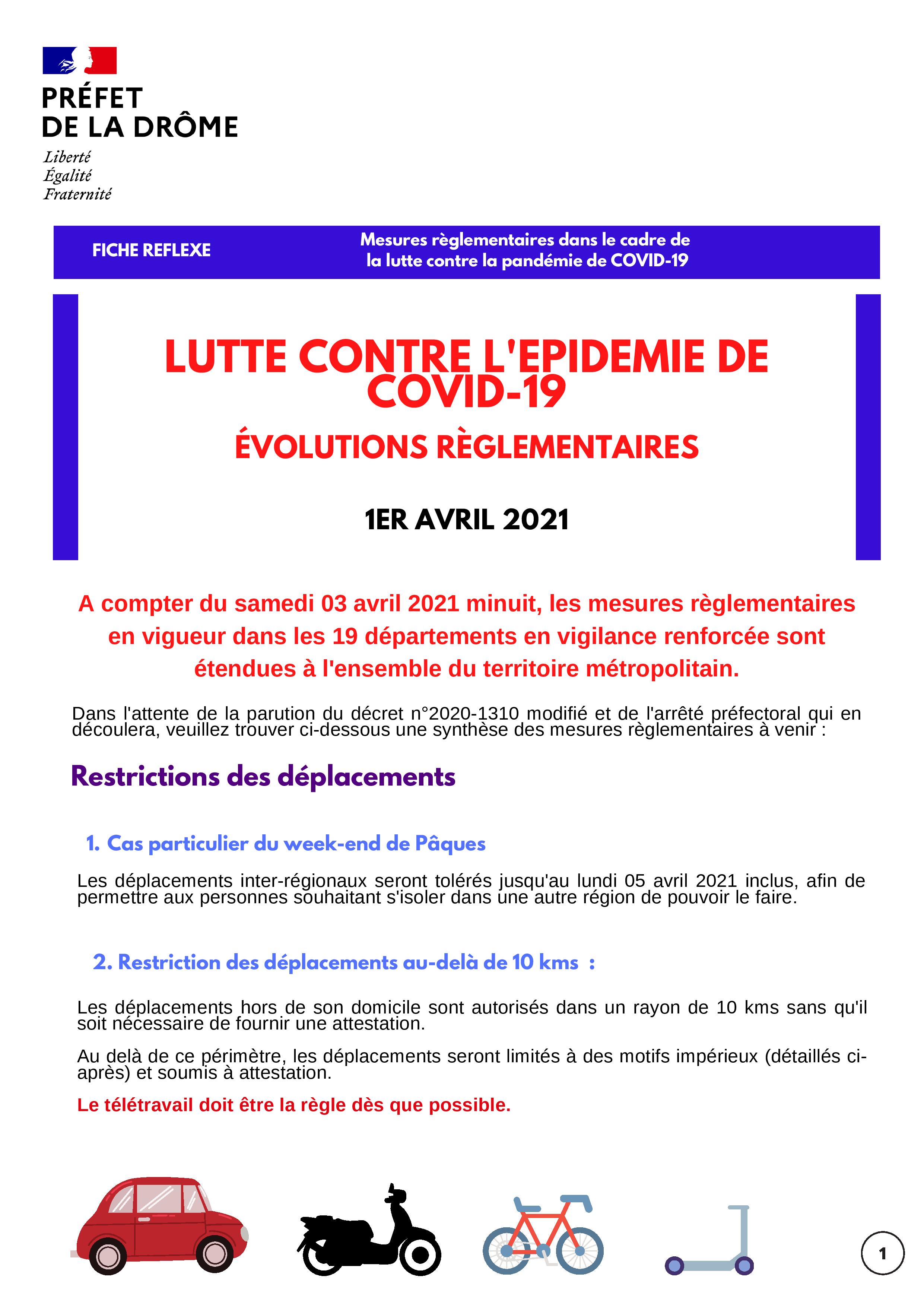 Fiche réflexe préfecture 1er avril 2021
