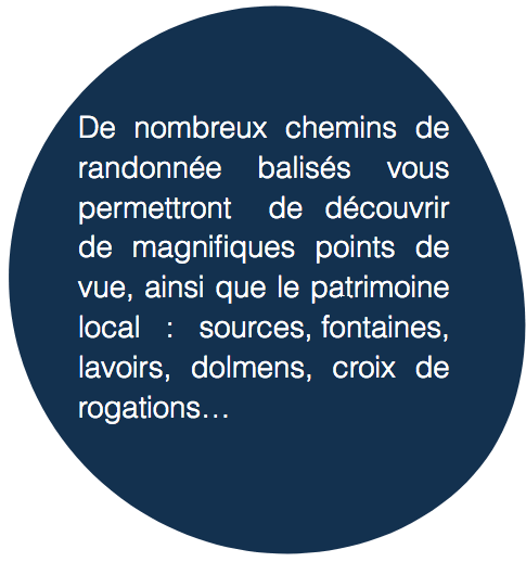 encart Tourisme et Randonnées à Roussayrolles 