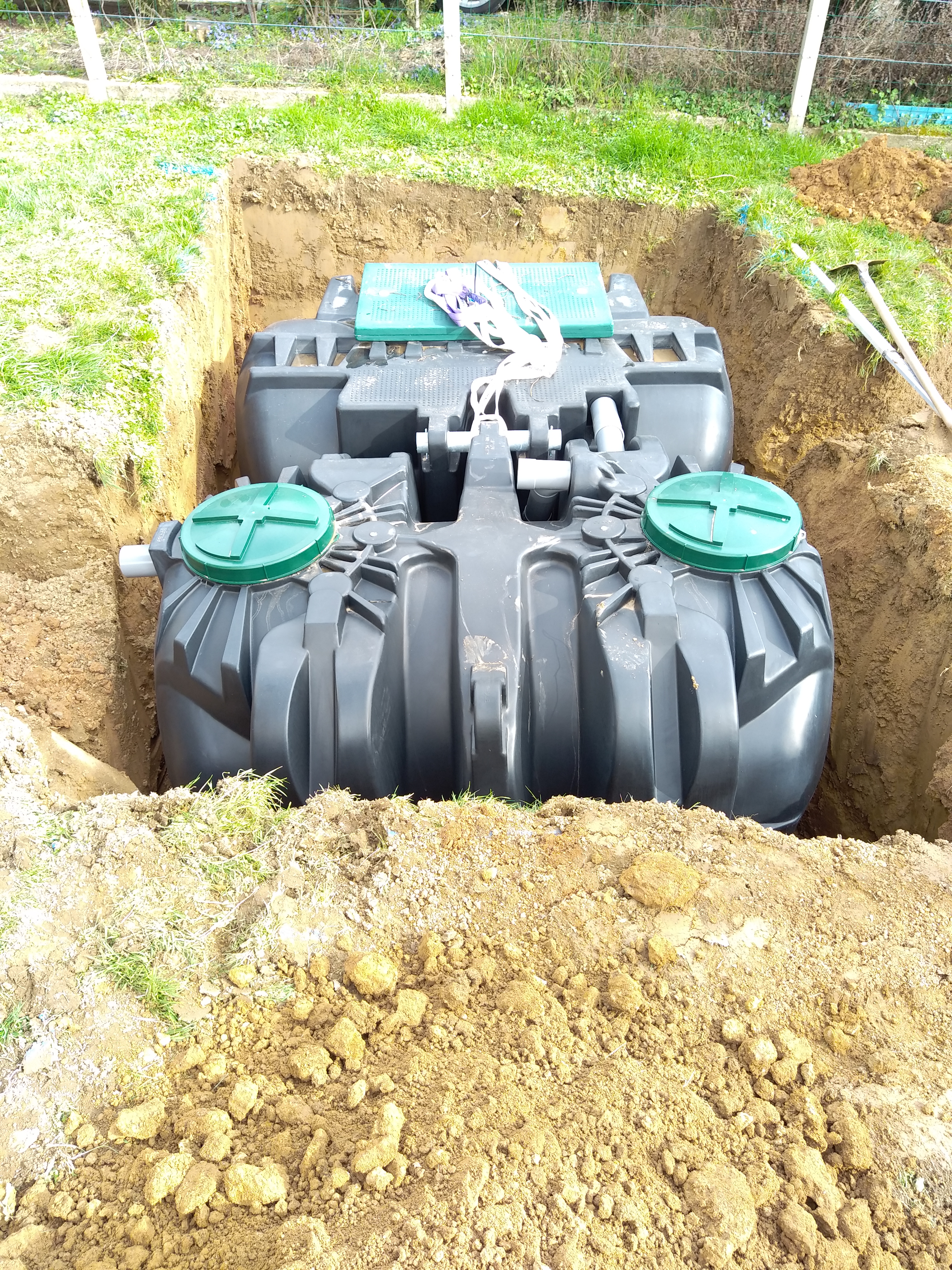 Micro station et tranchees drainantes 1 