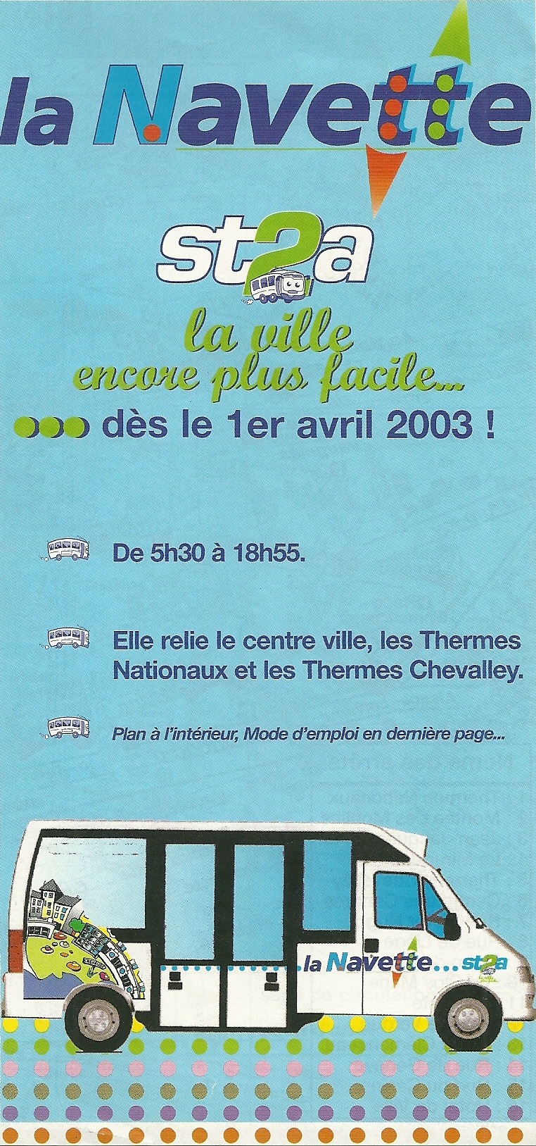 Guide 2003 navette