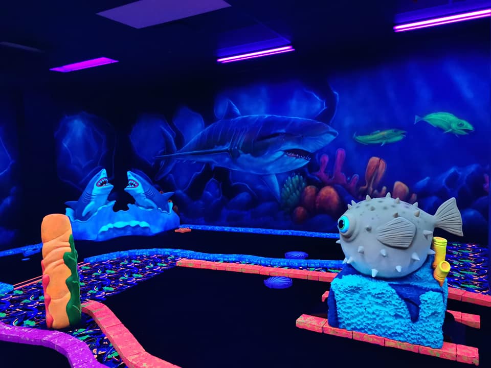 6 mini golf fluo samuse