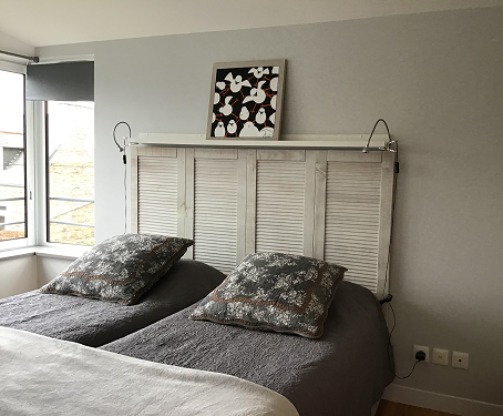Sangare peinture mur chambre gris