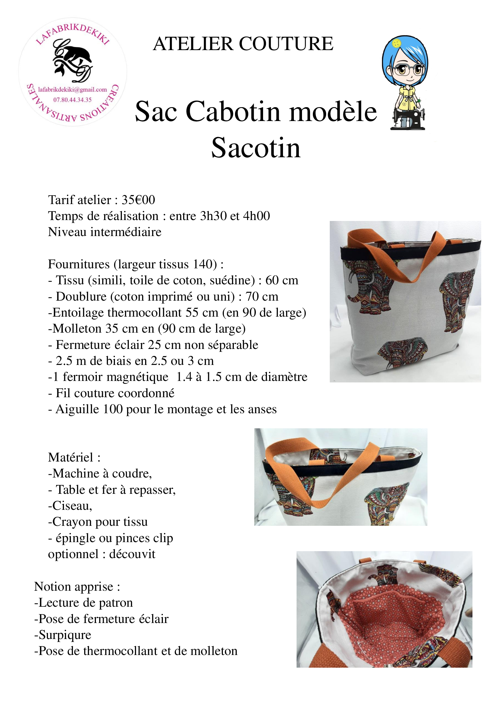 Sac-Cabotin