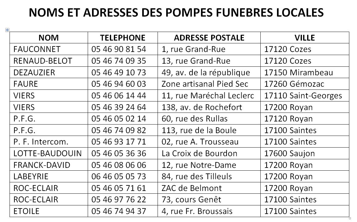 Pompes-Funebres