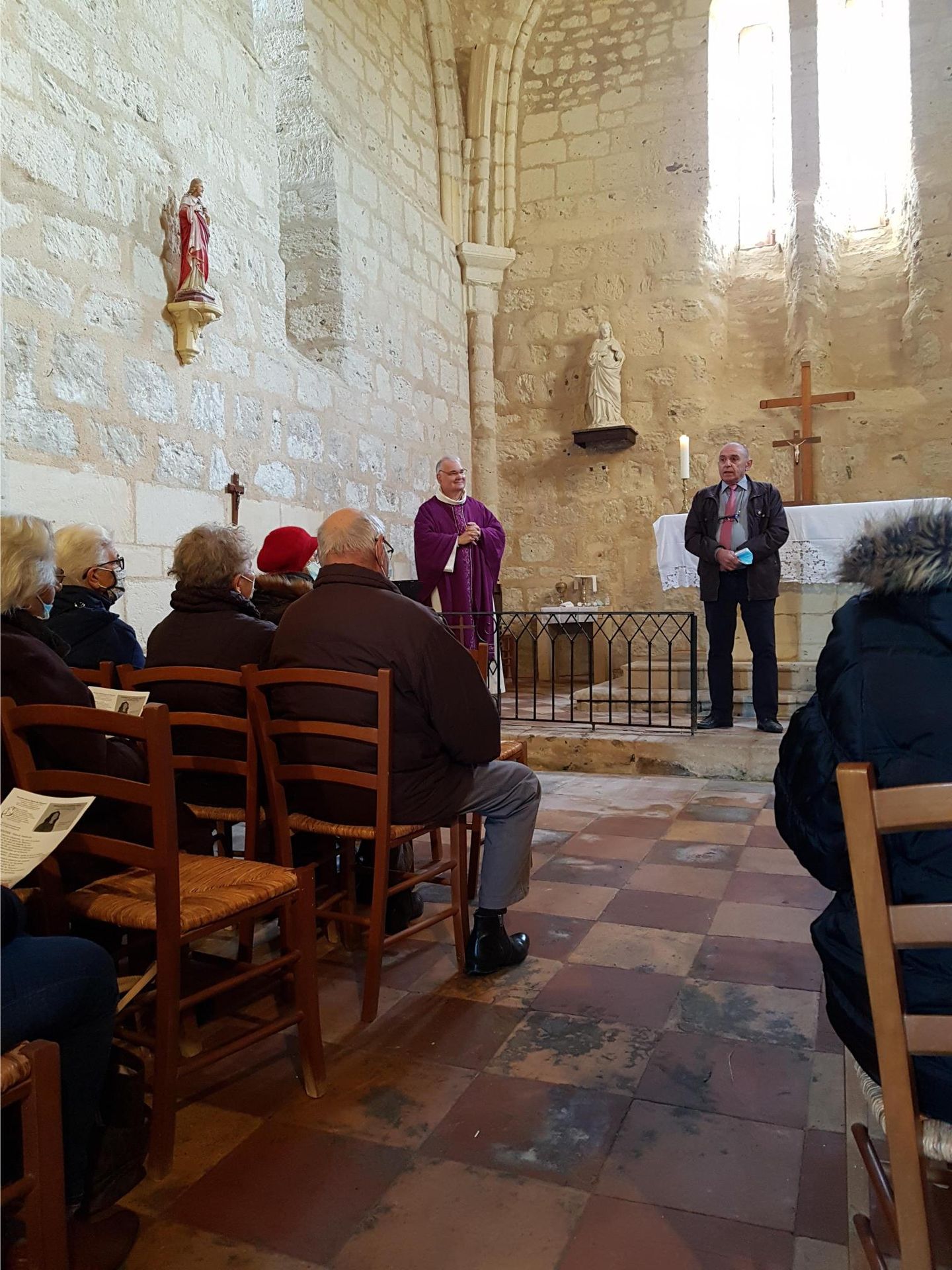 Première messe à Saint-Romain-sur-Gironde