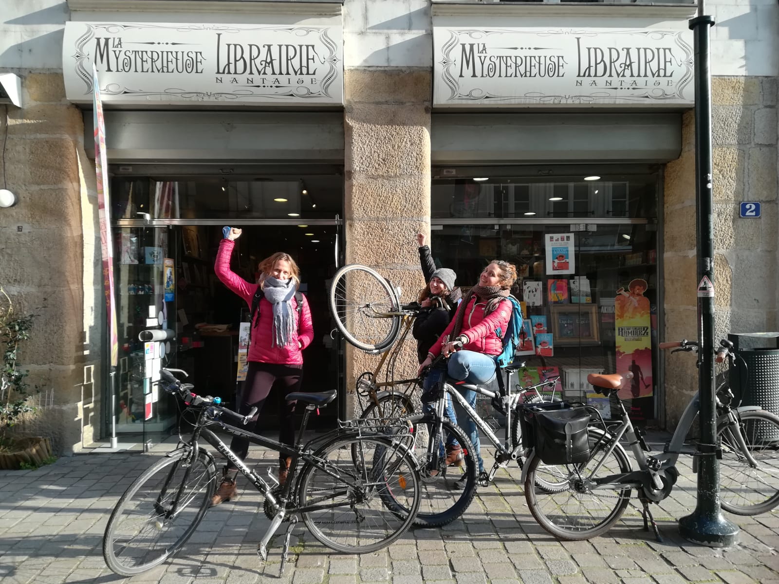 Nantes: brainstorming, rencontres et librairies