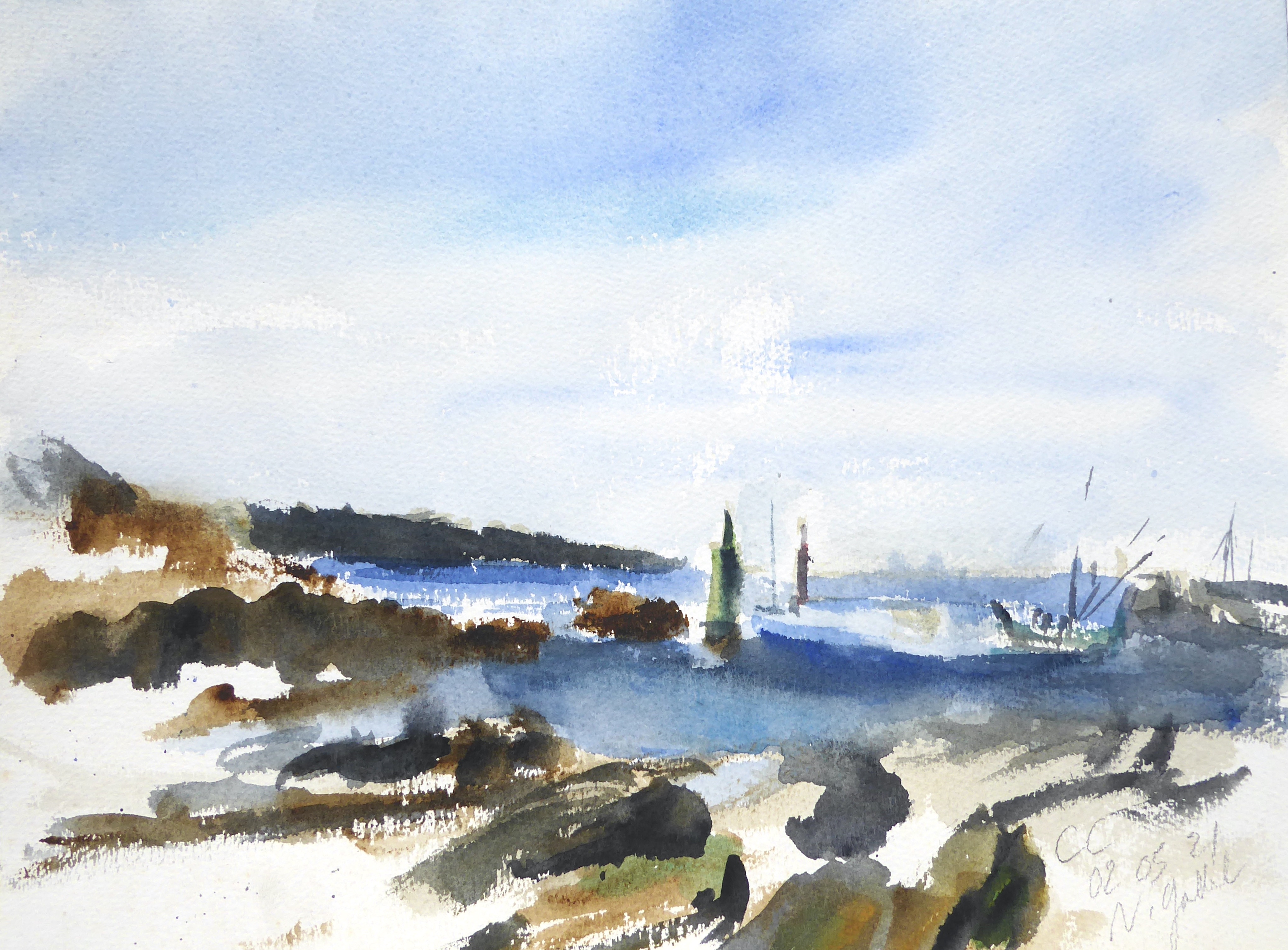 Aquarelle nathalie gallet concarneau mai 2021 09 15