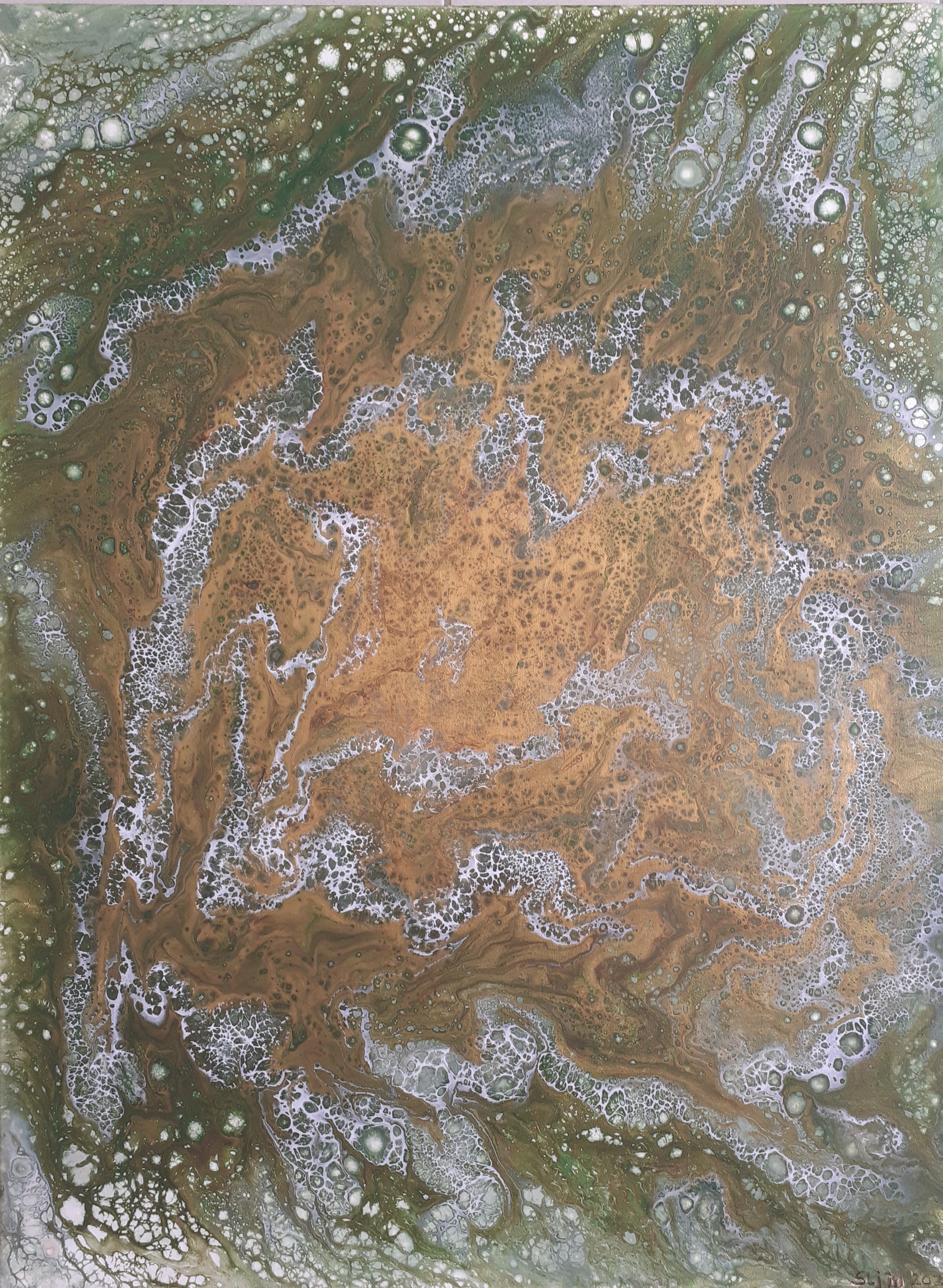 La Bête, 80 x 60, Acrylique fluide sur toile
VENDU :)