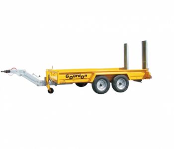 Remorque porte engin gourdon 3 5t 2 essieux 6048396