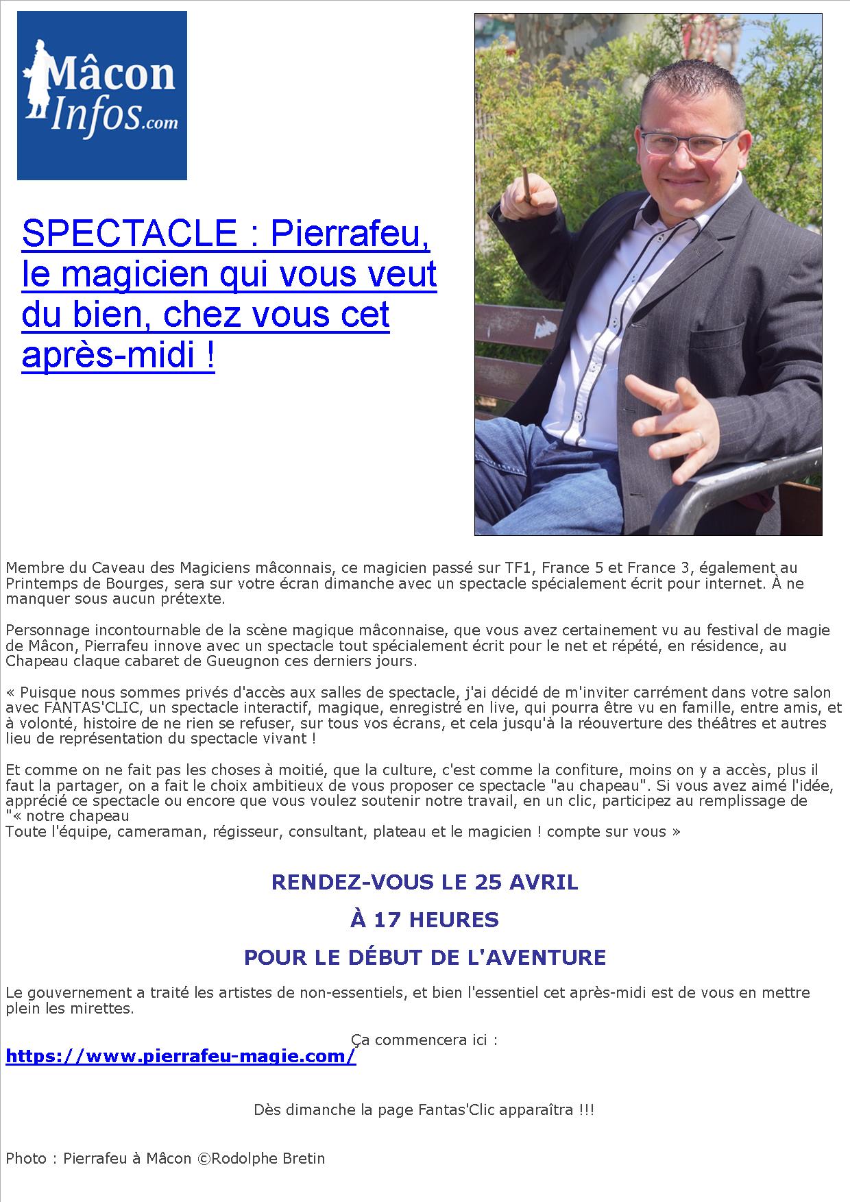 Macon magicien info pierrafeu magie