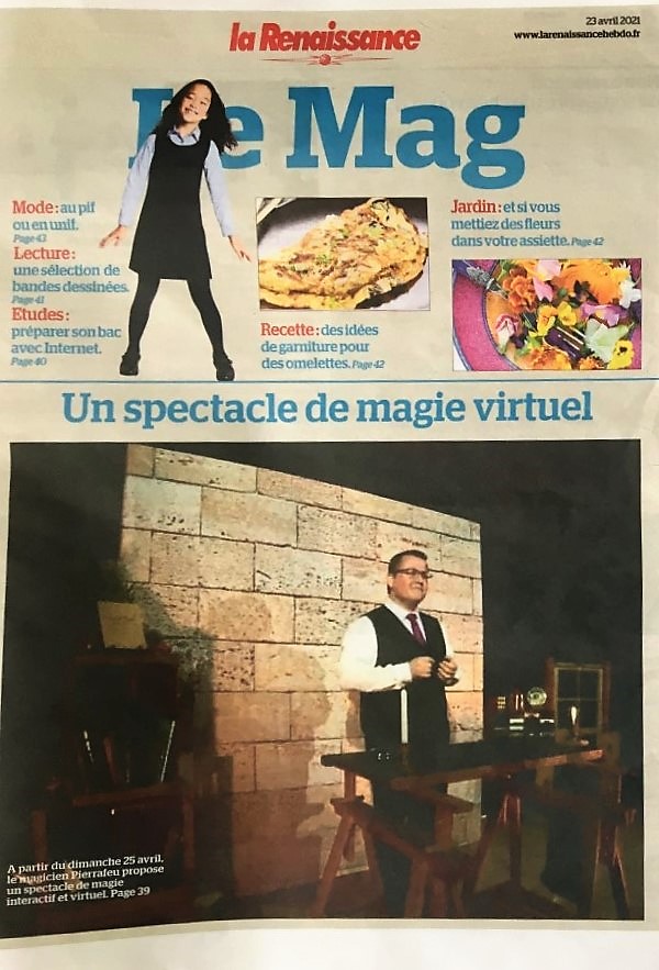 Magie magicien pierrafeu illusionniste ain bourgogne