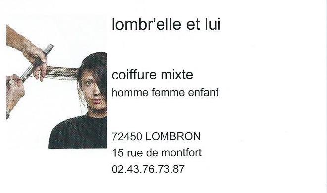 Sponsors du club : Lombr'Elle et lui de Lombron 