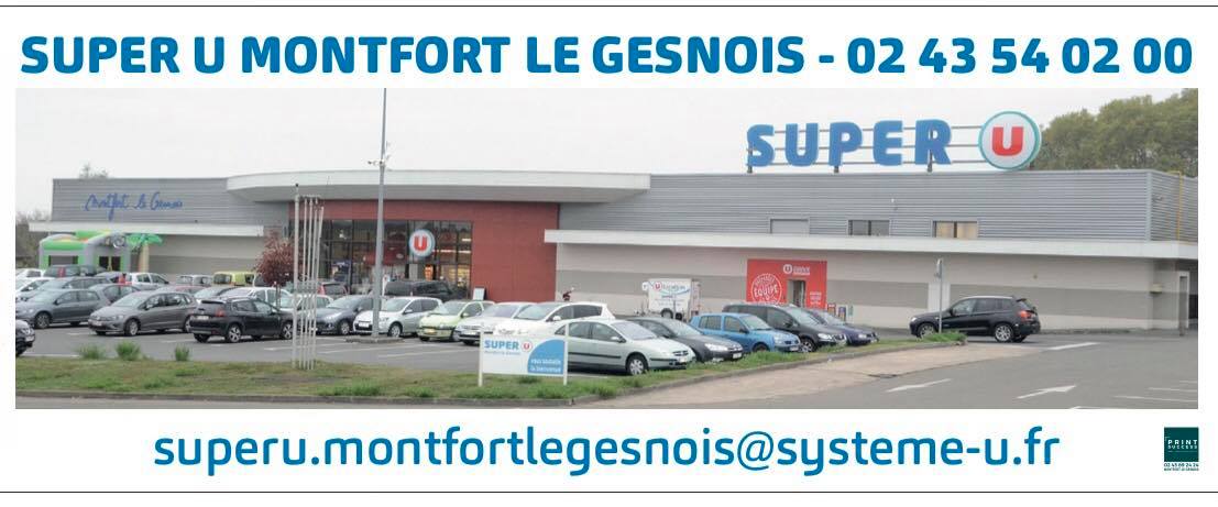 Sponsors du club : Super U de Montfort-le-Genois 