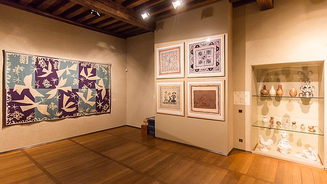 A. DERAIN ET Z. ASCHER "SYMBOLS" CREPE DE SOIE