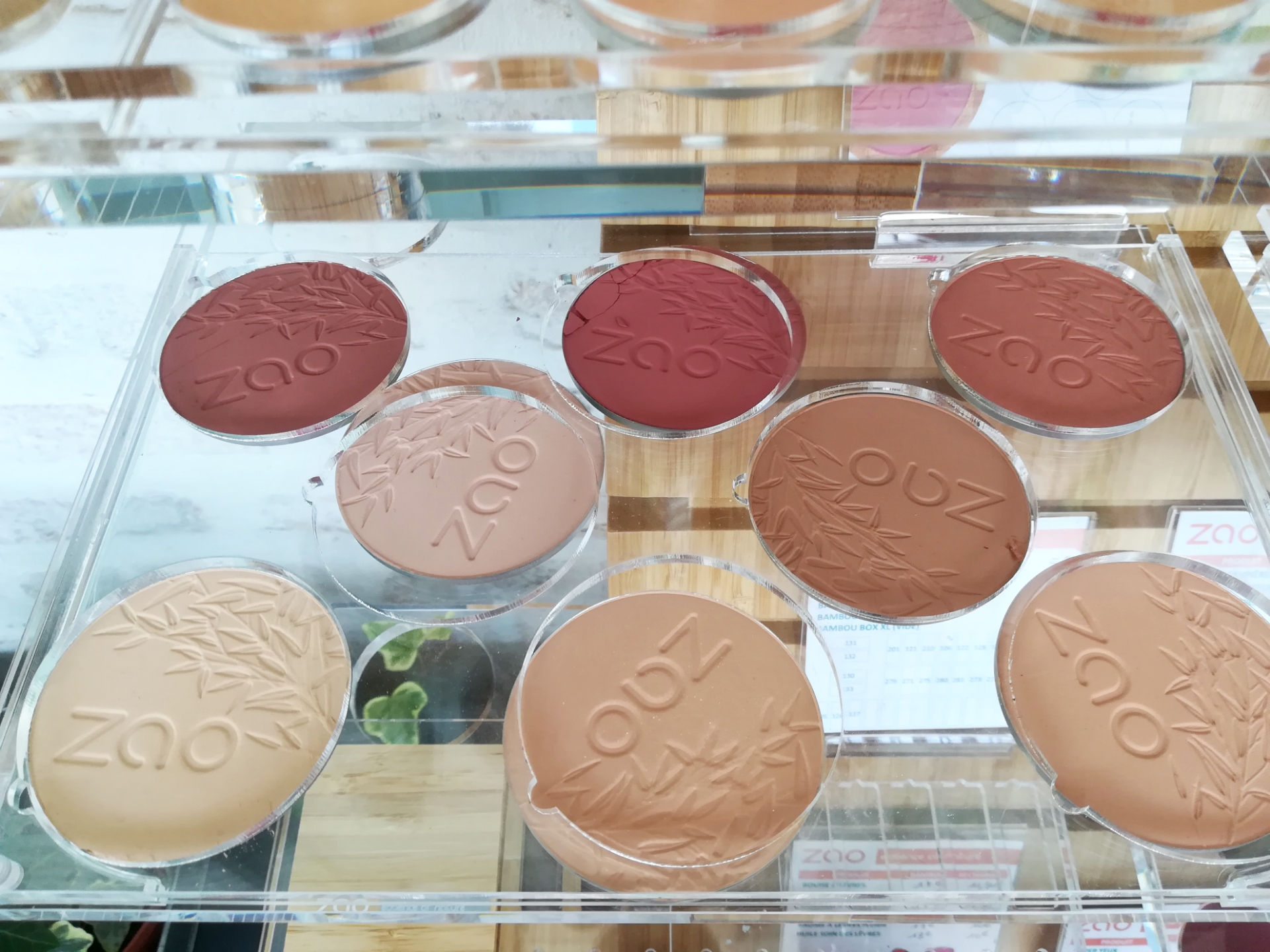 Zao poudre compacte fard a joues