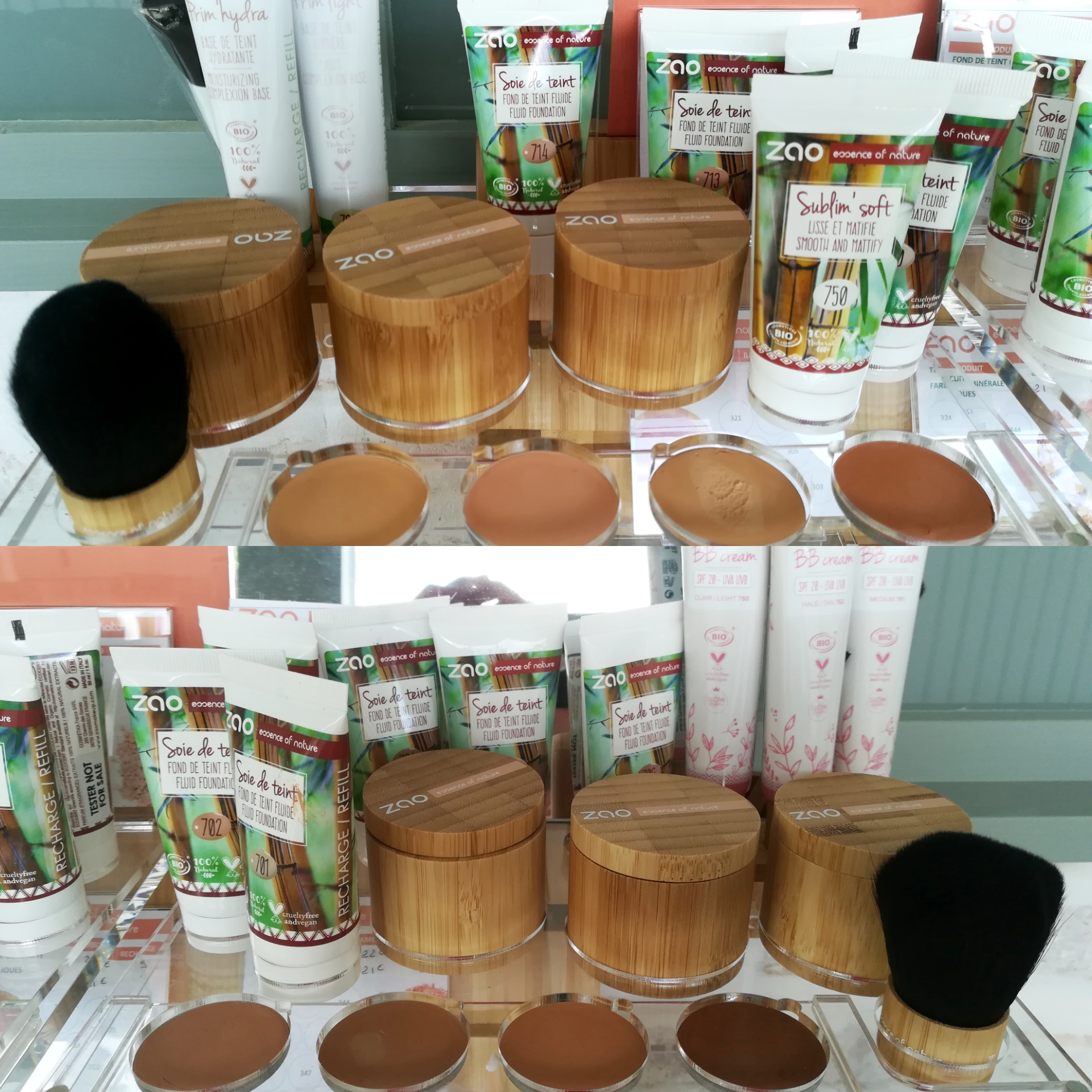 Zao teint poudre bb cream